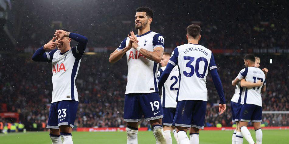 [EPL 위클리 리뷰] '손흥민 부상 결장' 토트넘, 맨유에 3-0 대승...'로드리 공백' 맨시티, 선두 수성 실패