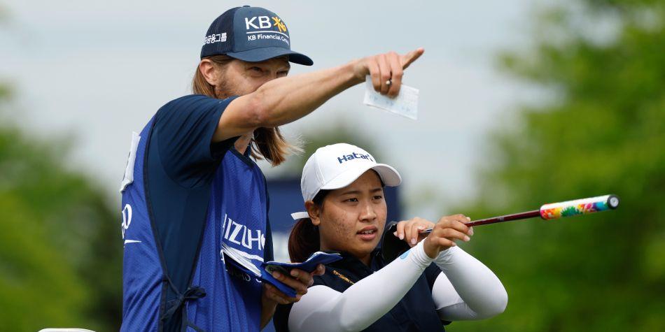 완나샌은 이번 시즌 LPGA 투어에서 두 차례 톱10 진입을 달성했다.