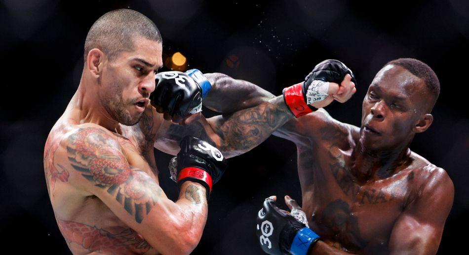 UFC 287: 알렉스 페레이라(왼) vs 이스라엘 아데산야(오)